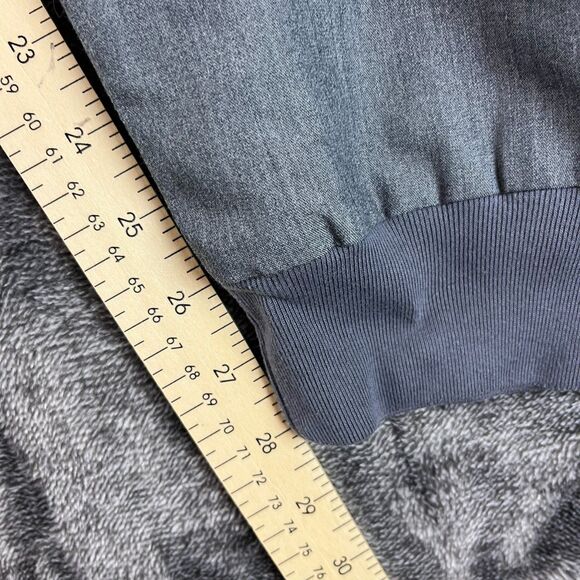 Figs Gray Joggers with Teal Drawstrings - Picture 6 of 9